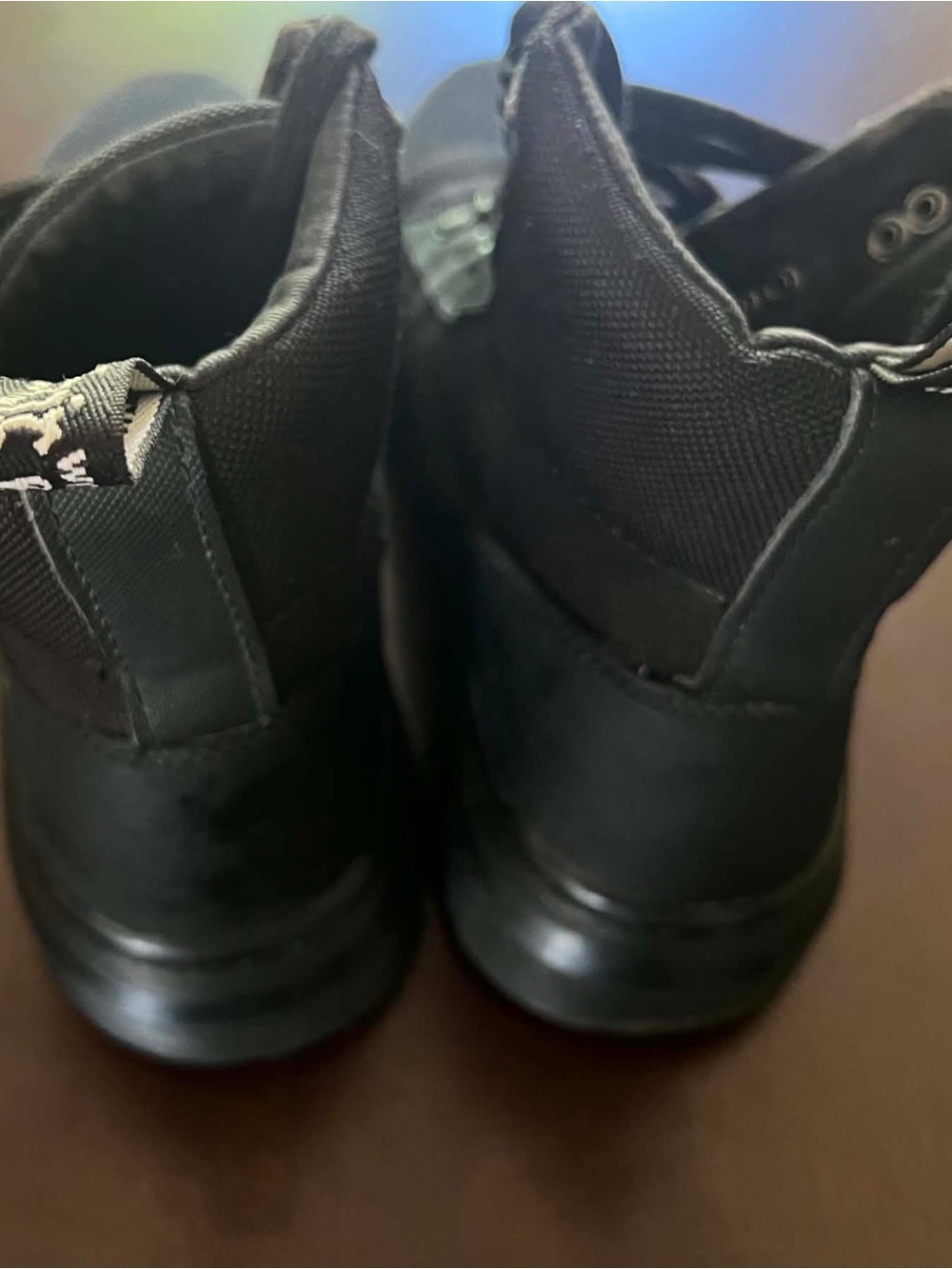 Dr. Martens men’s Black Lace-Up Canvas Boots - Picture 2 of 6